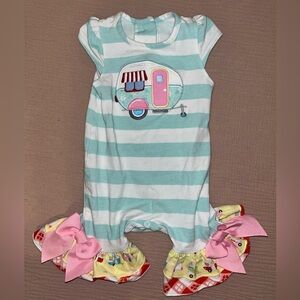 Ricrac & Ruffles romper